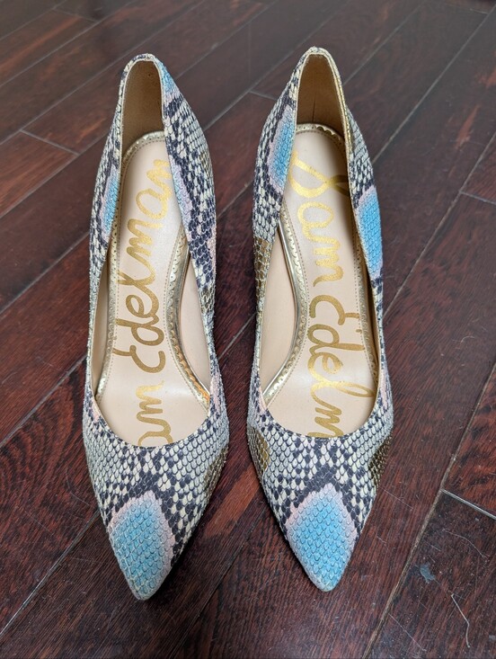 Sam Edelman Shoes - Sam Edelman Hazel Snake Pump - Blue